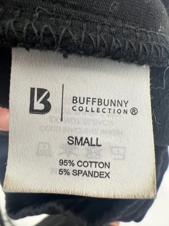 Buff Bunny Black Jogger Sweatpants Size Small High Rise Athletic Lounge Pants - Picture 9 of 9
